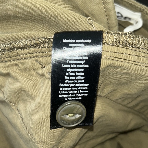 Rag & Bone Field Cotton Jogger In Dark Olive Green Size 26 - Picture 10 of 10